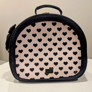 Rare Betsey Johnson vintage style carry on weekender bag